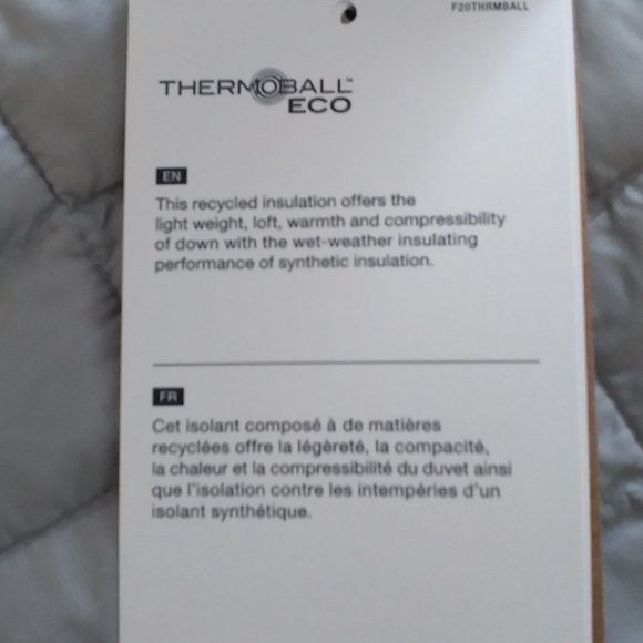 🆕The North Face Girls' Thermoball Eco Parka, SM (7/8)-Meld Grey, Brand NEW, Aut - Picture 8 of 14